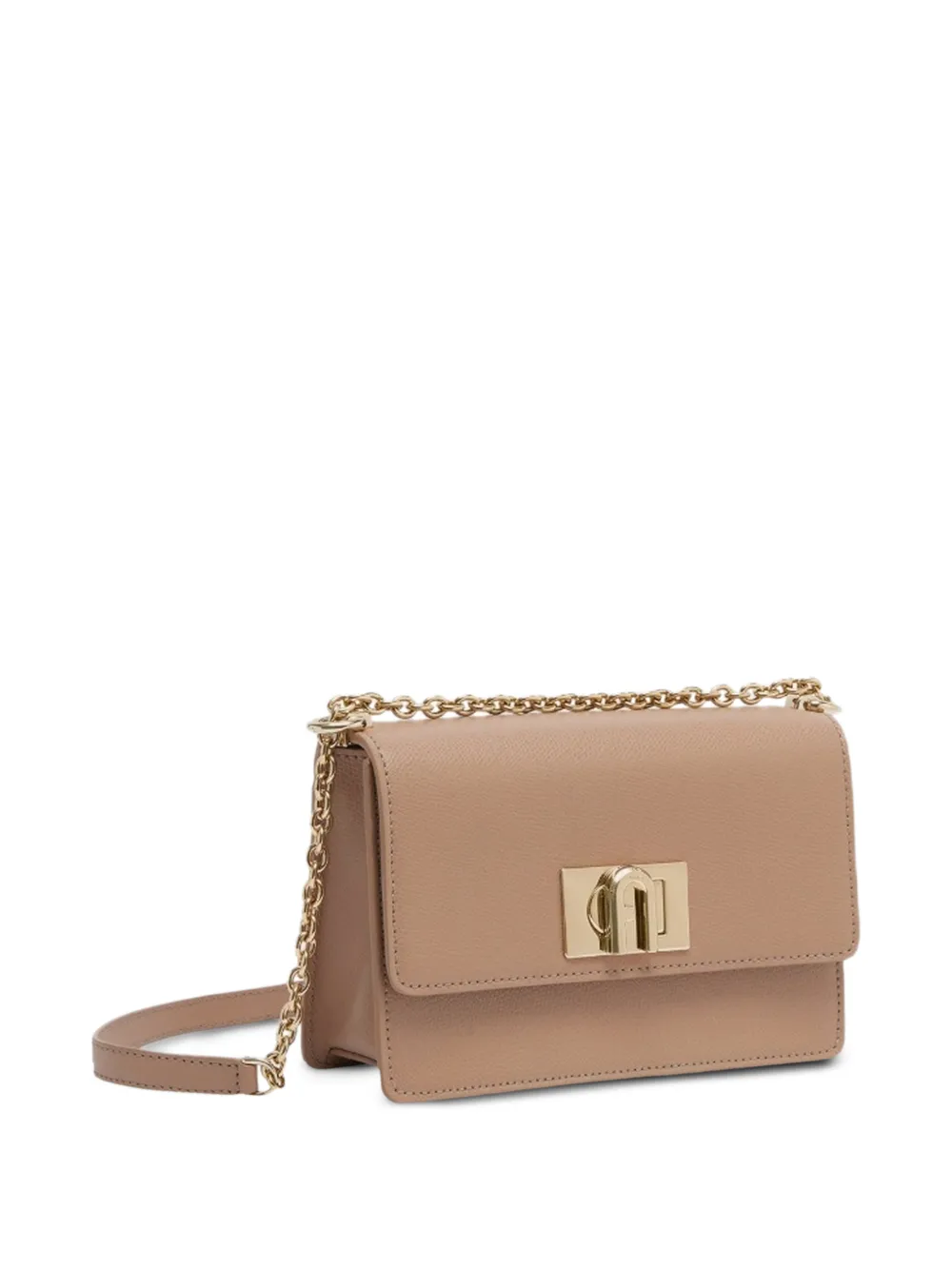 Furla 1927 leren crossbodytas Bruin