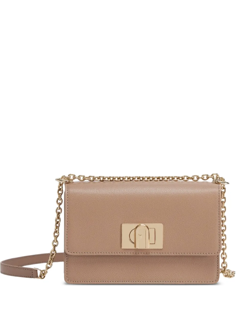 Furla 1927 leren crossbodytas Bruin