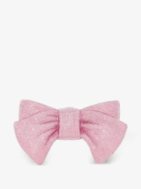 Judith Leiber Just For You Bow crystal-embellished clutch bag