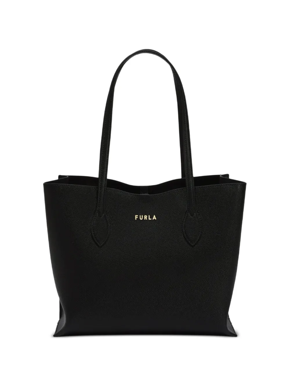 Furla Era shopper met logodetail Zwart