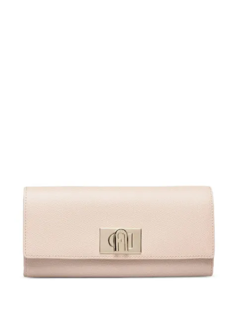 Furla XL 1927 Continental logo-plaque wallet