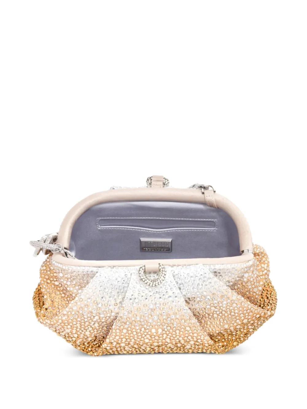 Judith Leiber Gemma clutch verfraaid met kristallen Goud