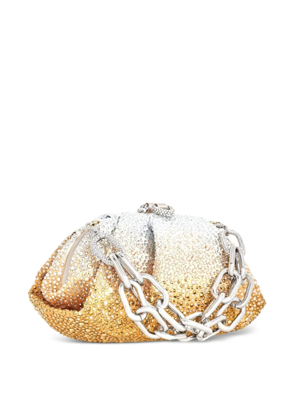 Judith Leiber Gemma clutch verfraaid met kristallen Goud