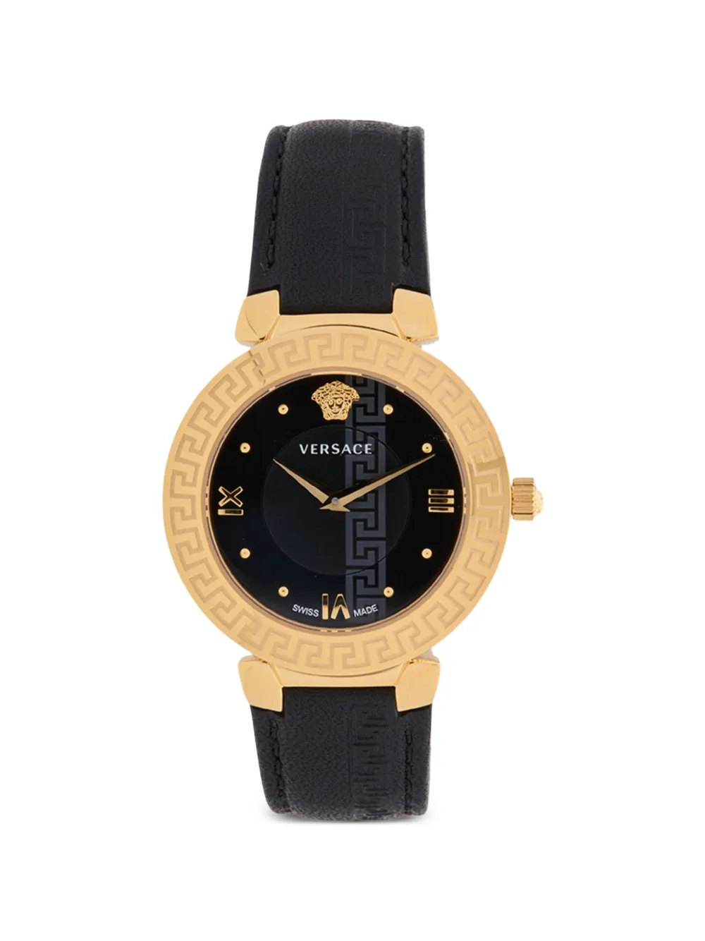 Versace Medusa-motif 35mm Watch In Black