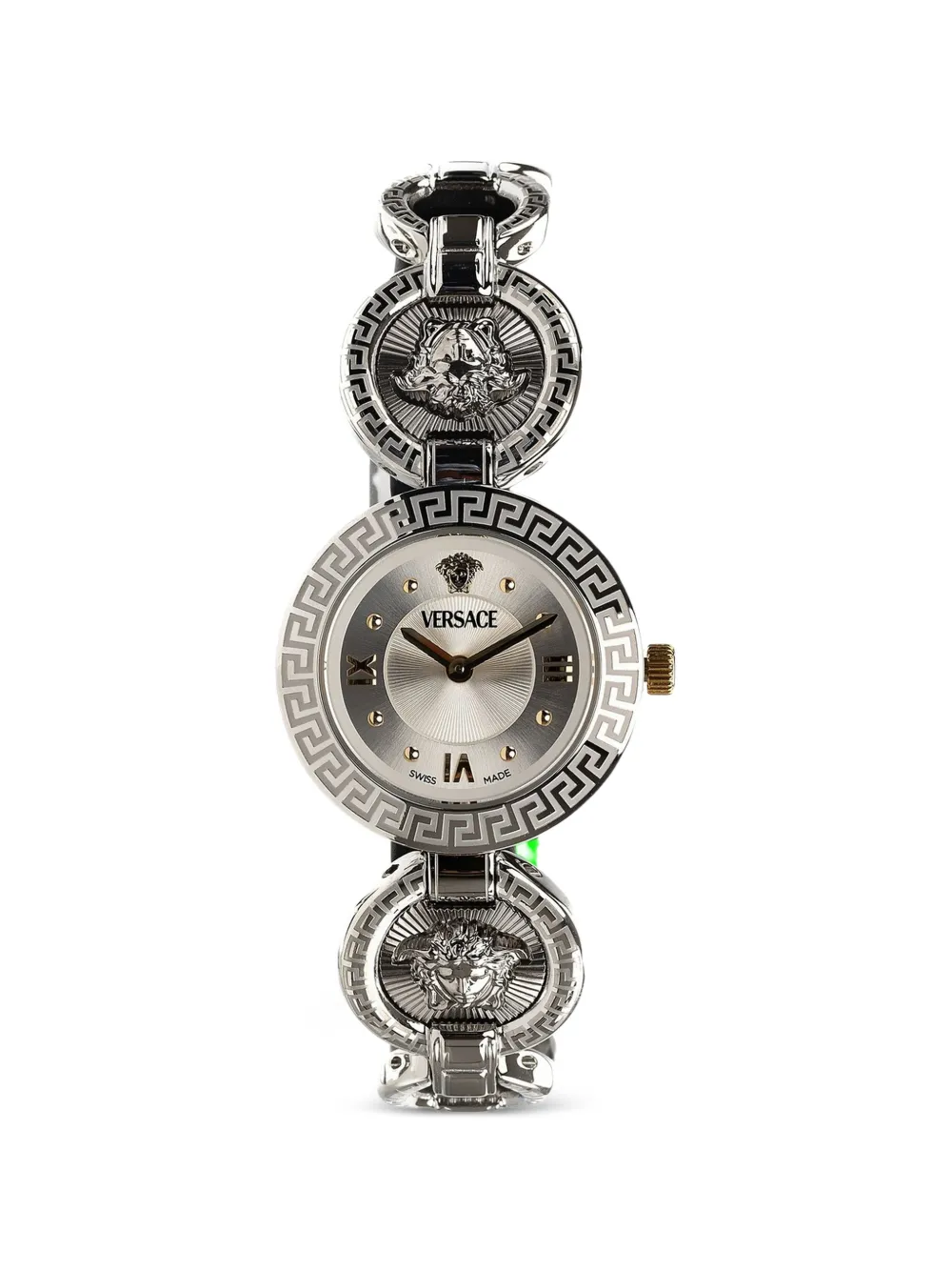 Versace Greca Medusa 28mm watch - Silver