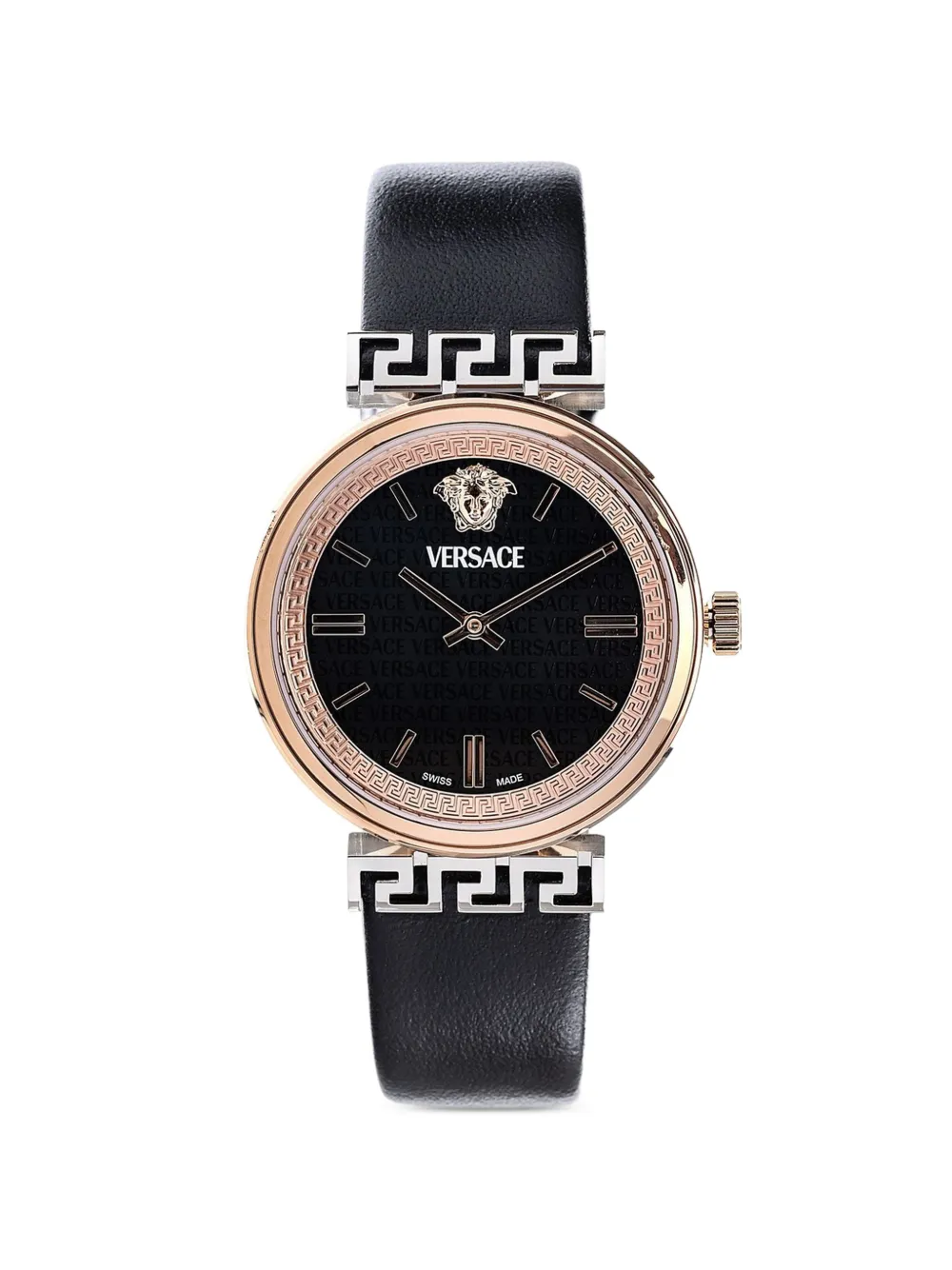 Versace Medusa-motif 36mm Watch In Black