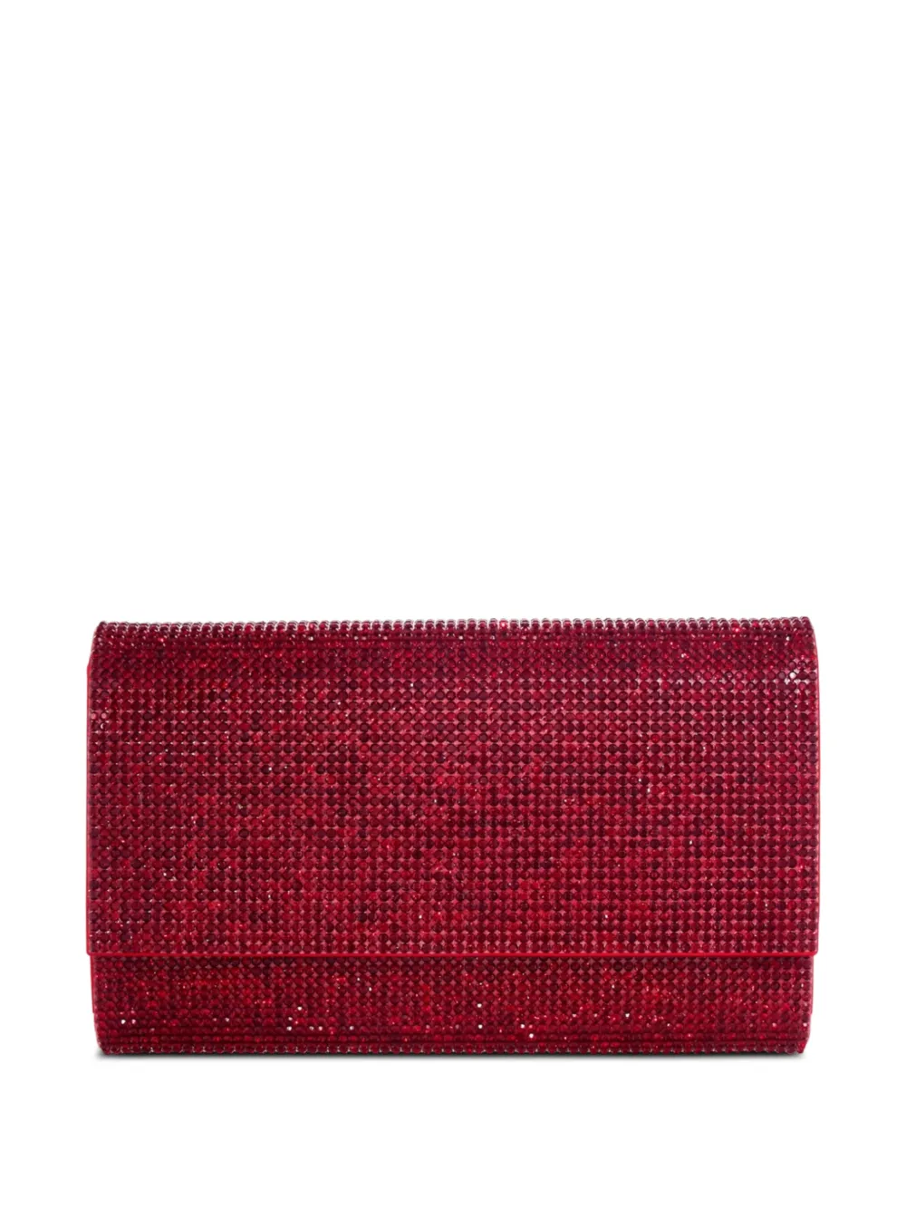 Judith Leiber Fizzoni crystal-embellished clutch bag - Rosso