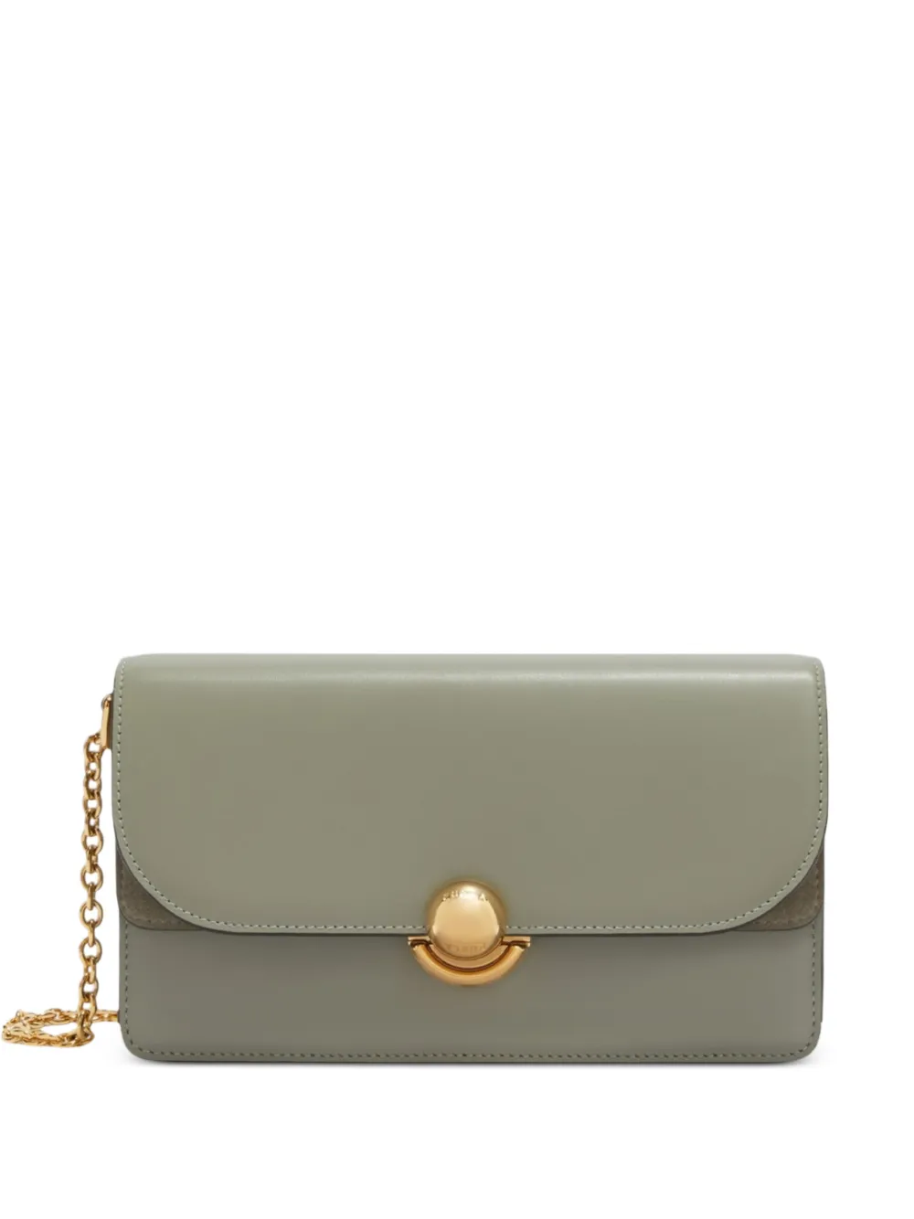 Furla Schoudertas met logoplakkaat Groen