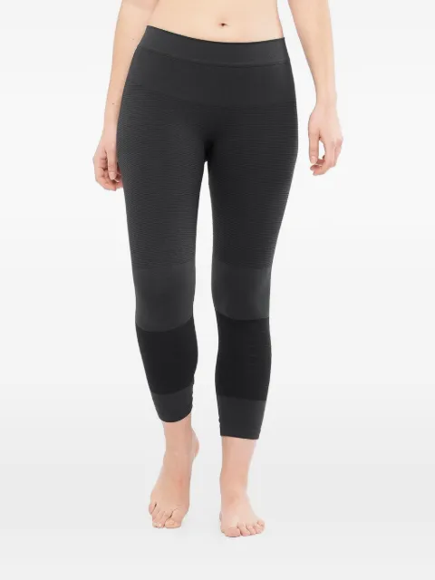 Salomon Essential Wool ribbed-knit panelled tights