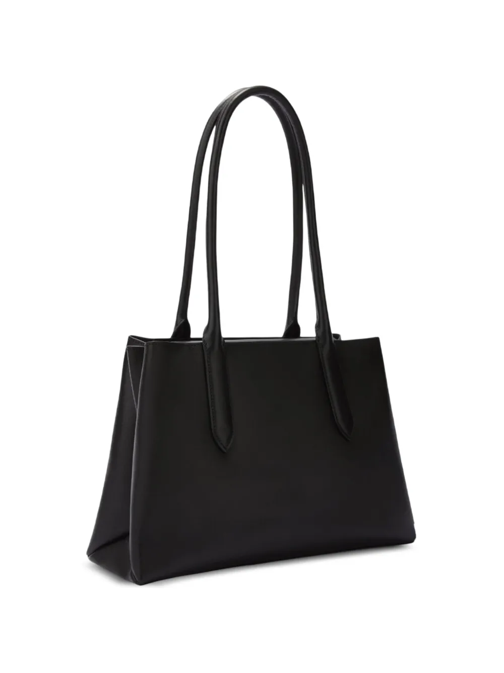 Furla Leren shopper met logoprint Zwart