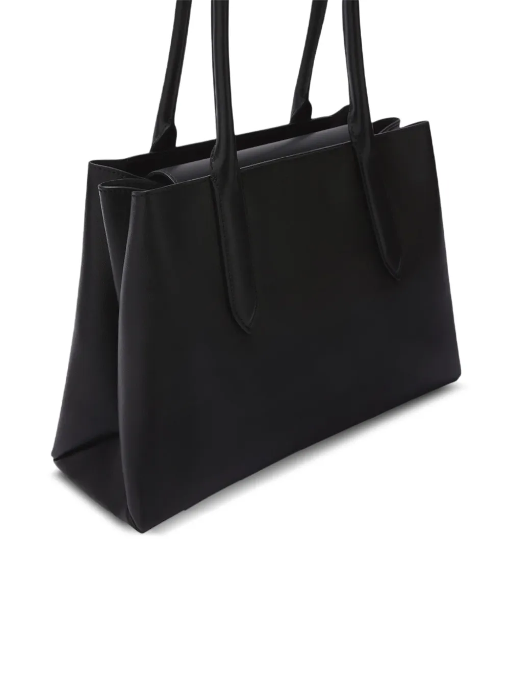 Furla Leren shopper met logoprint Zwart