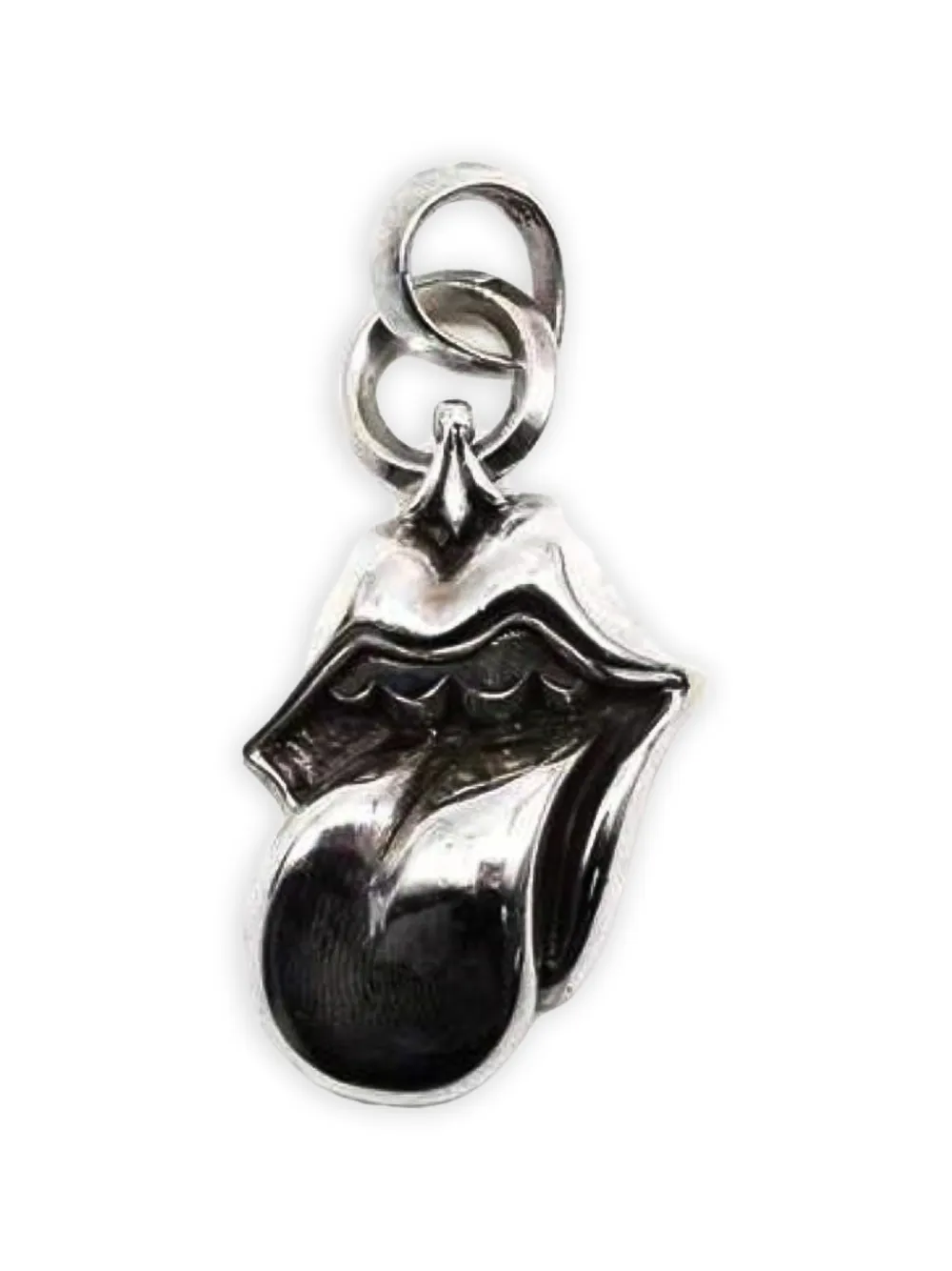 Chrome Hearts Rolling Stones tongue pendant - Silver