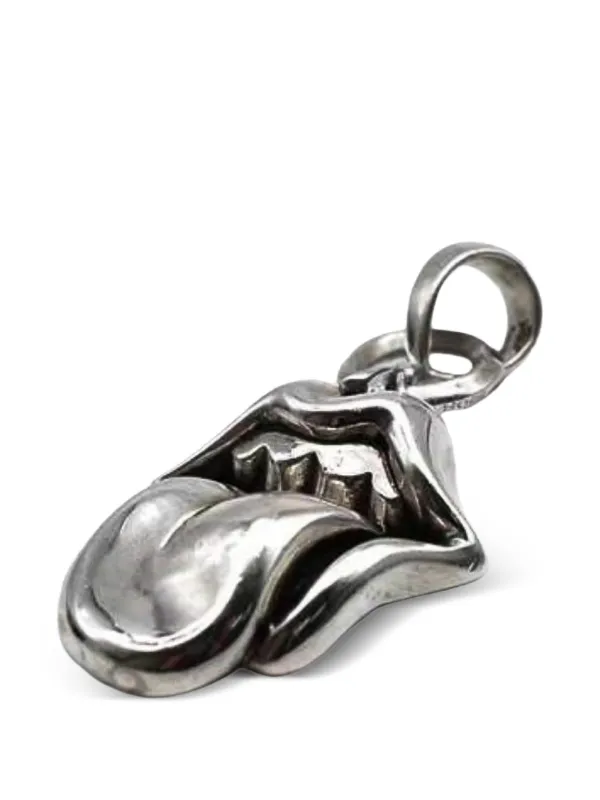 CHROME HEARTS Rolling Stones チャーム Chrome Hearts Rolling Stones Tongue Pendant | Silver | FARFETCH