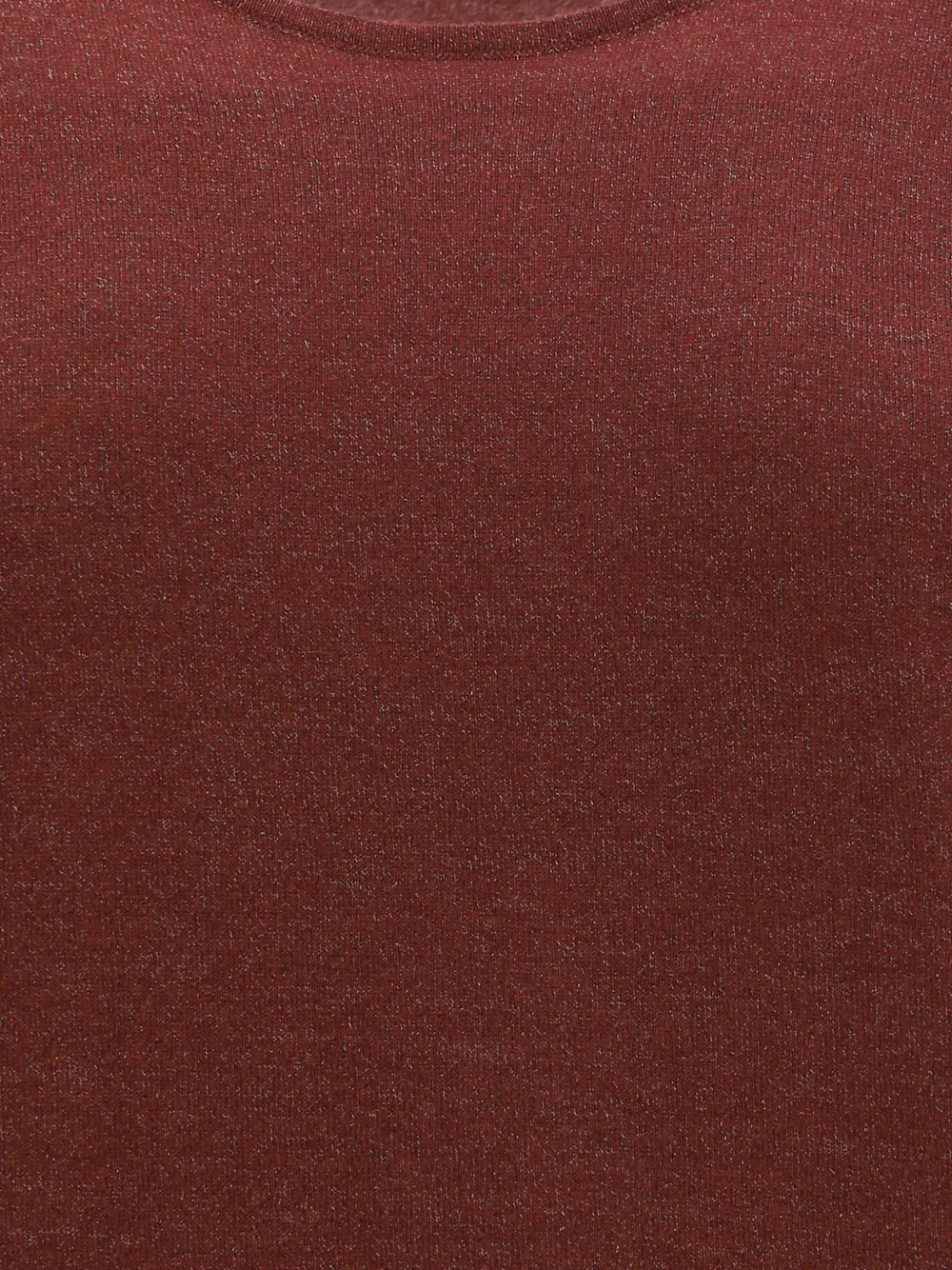 Brunello Cucinelli Gebreide top met metallic effect Rood