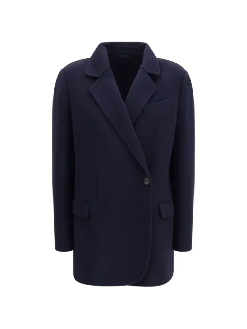 Brunello Cucinelli single-breasted merino wool jacket