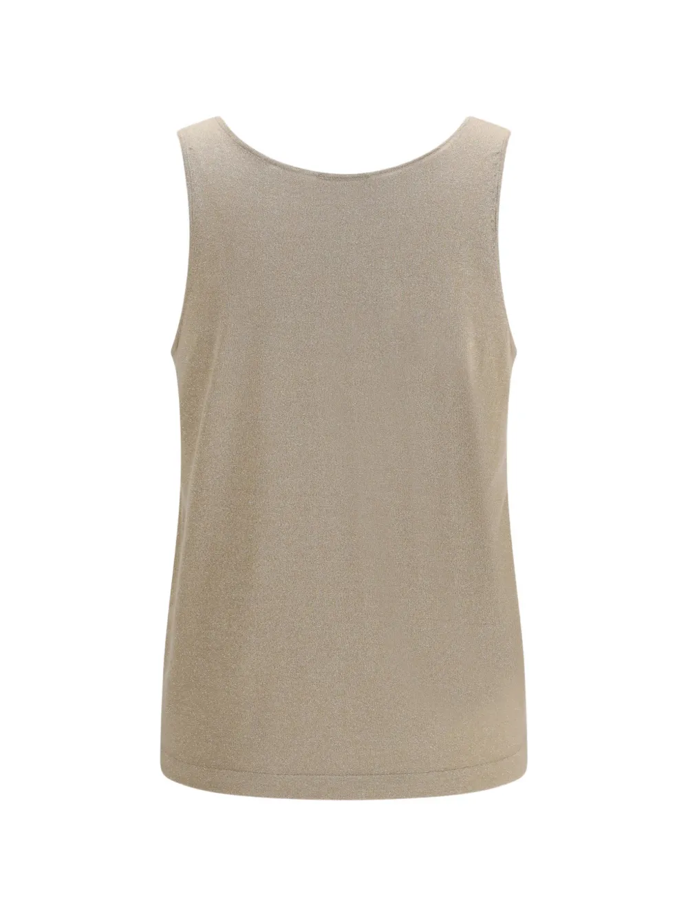 Brunello Cucinelli Top met metallic-effect Beige