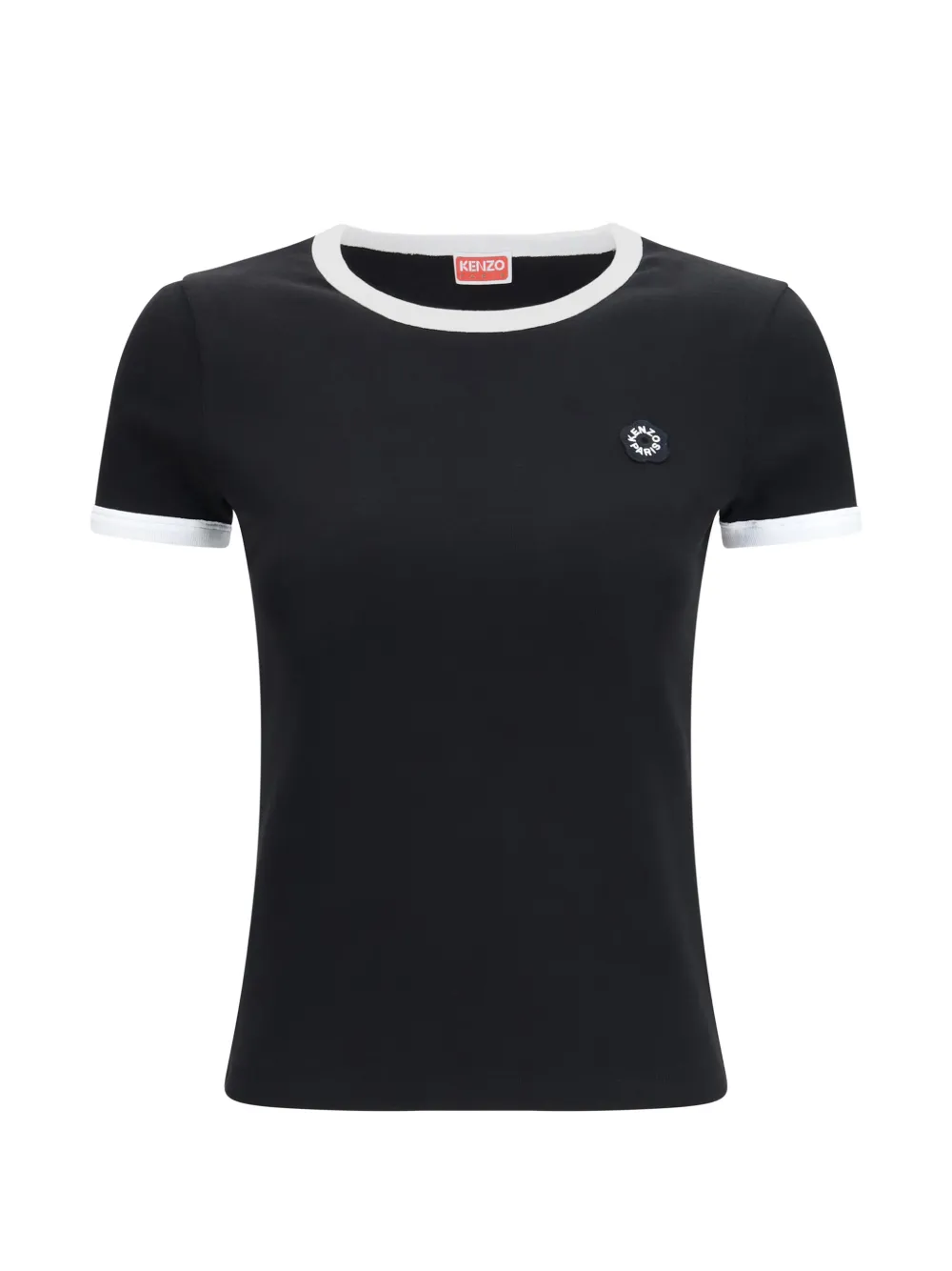 Kenzo Boke Flower 2.0 embroidered cotton T-shirt - Nero