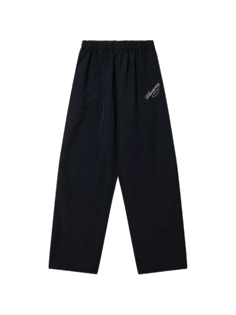Willy Chavarria Ruff Rider pinstripe track pants