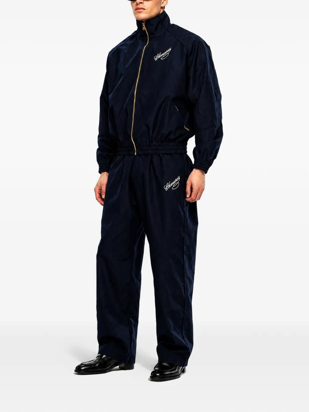 Willy Chavarria Ruff Rider trainingsbroek met krijtstreep Blauw