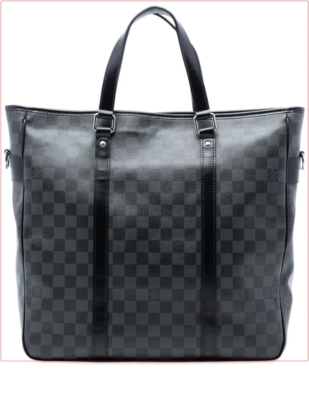 Louis Vuitton Pre-Owned 2012 Damier Graphite Tadao satchel - Black