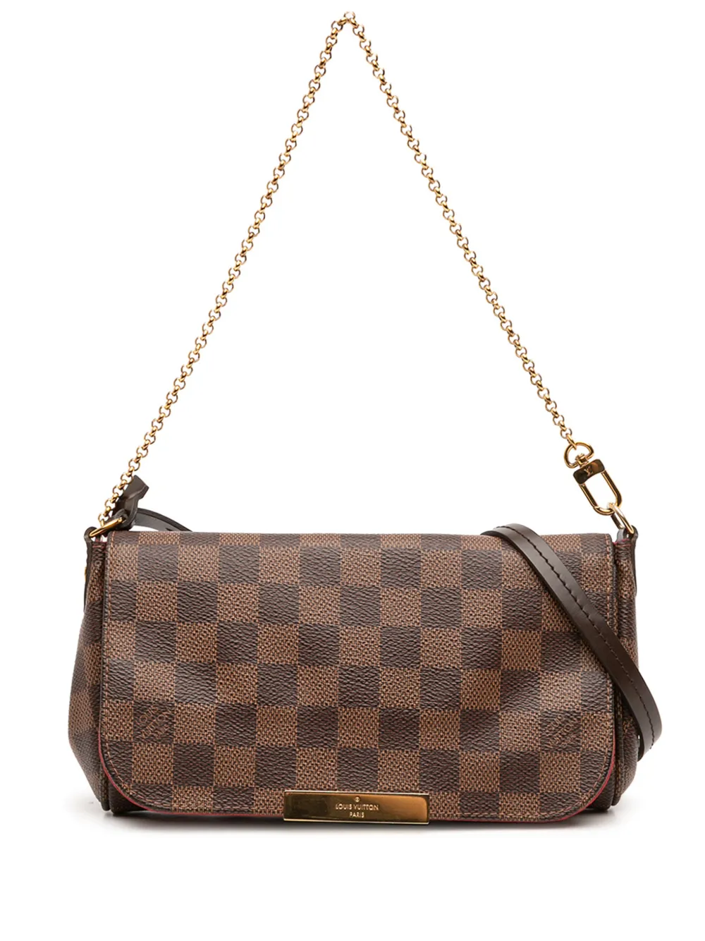 Louis Vuitton Pre-Owned 2018 Damier Ebene Favorite PM satchel - Braun