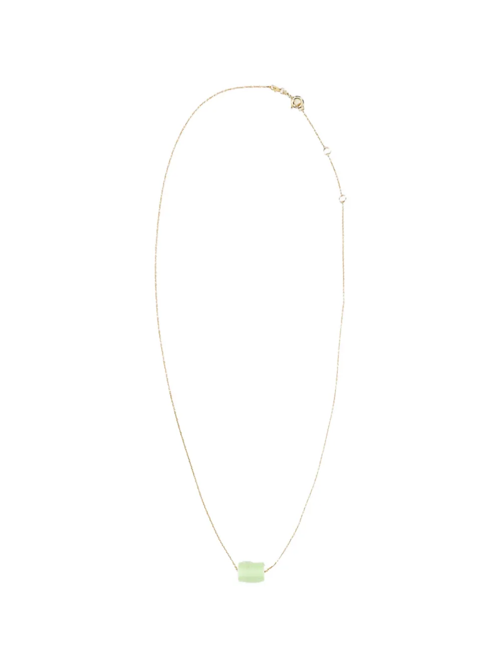 Aliita Deco cilindro chrysoprase cylinder necklace - Oro