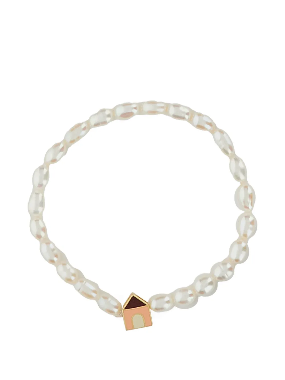 Aliita Casita pearl bracelet - Toni neutri
