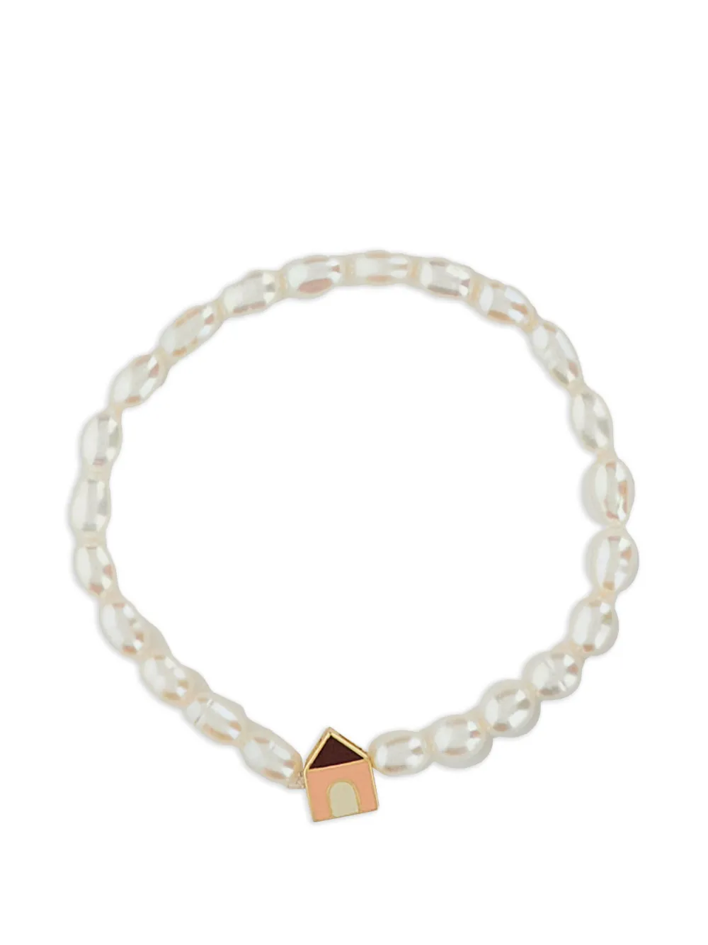 Aliita Casita pearl bracelet - Toni neutri