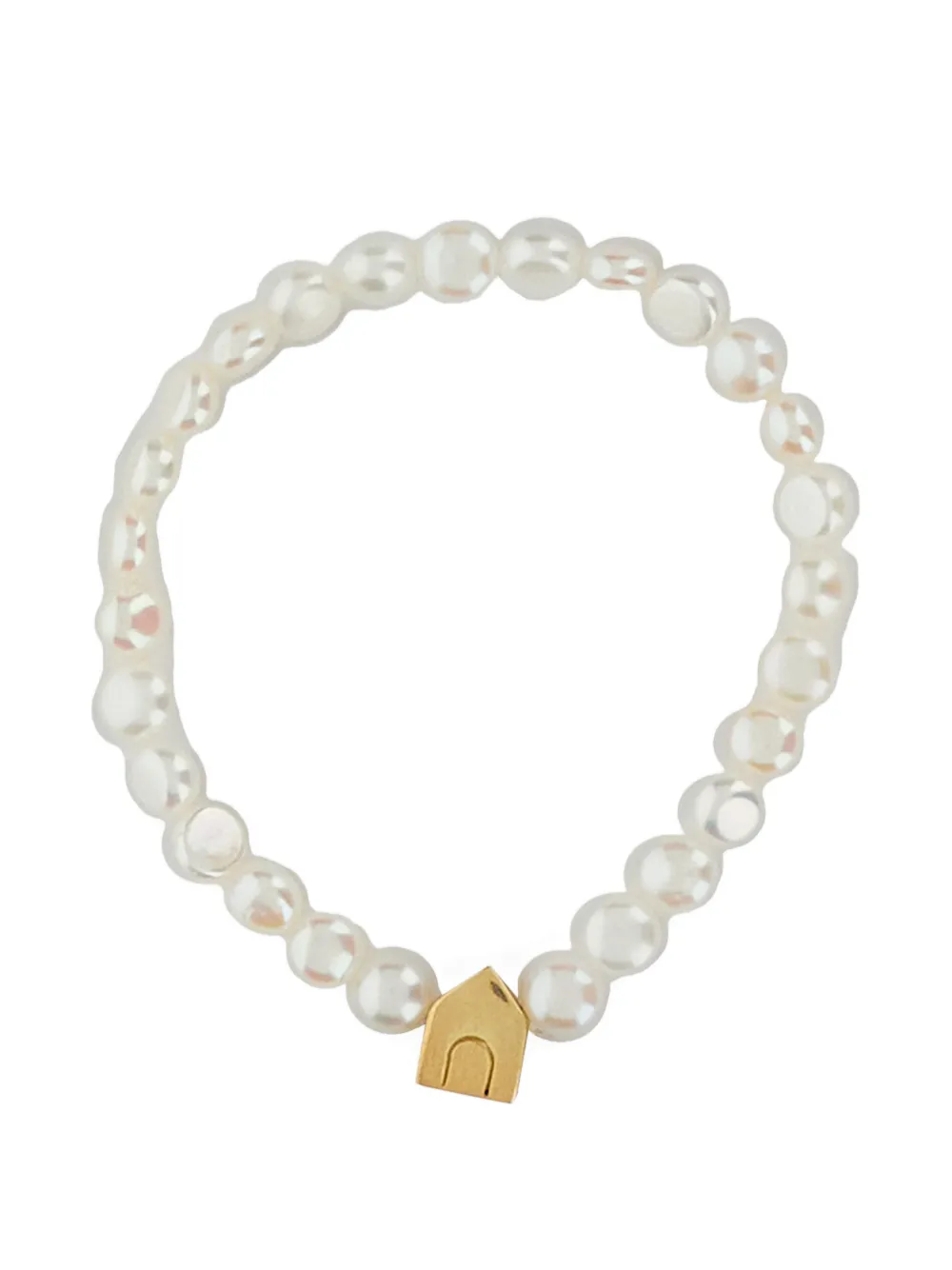 Aliita Casita pearl bracelet - Bianco