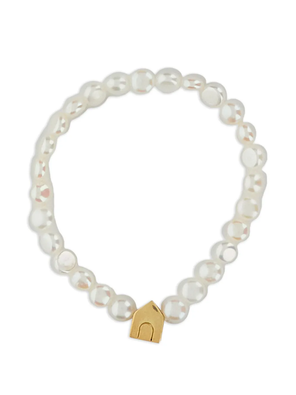 Aliita Casita pearl bracelet - Bianco