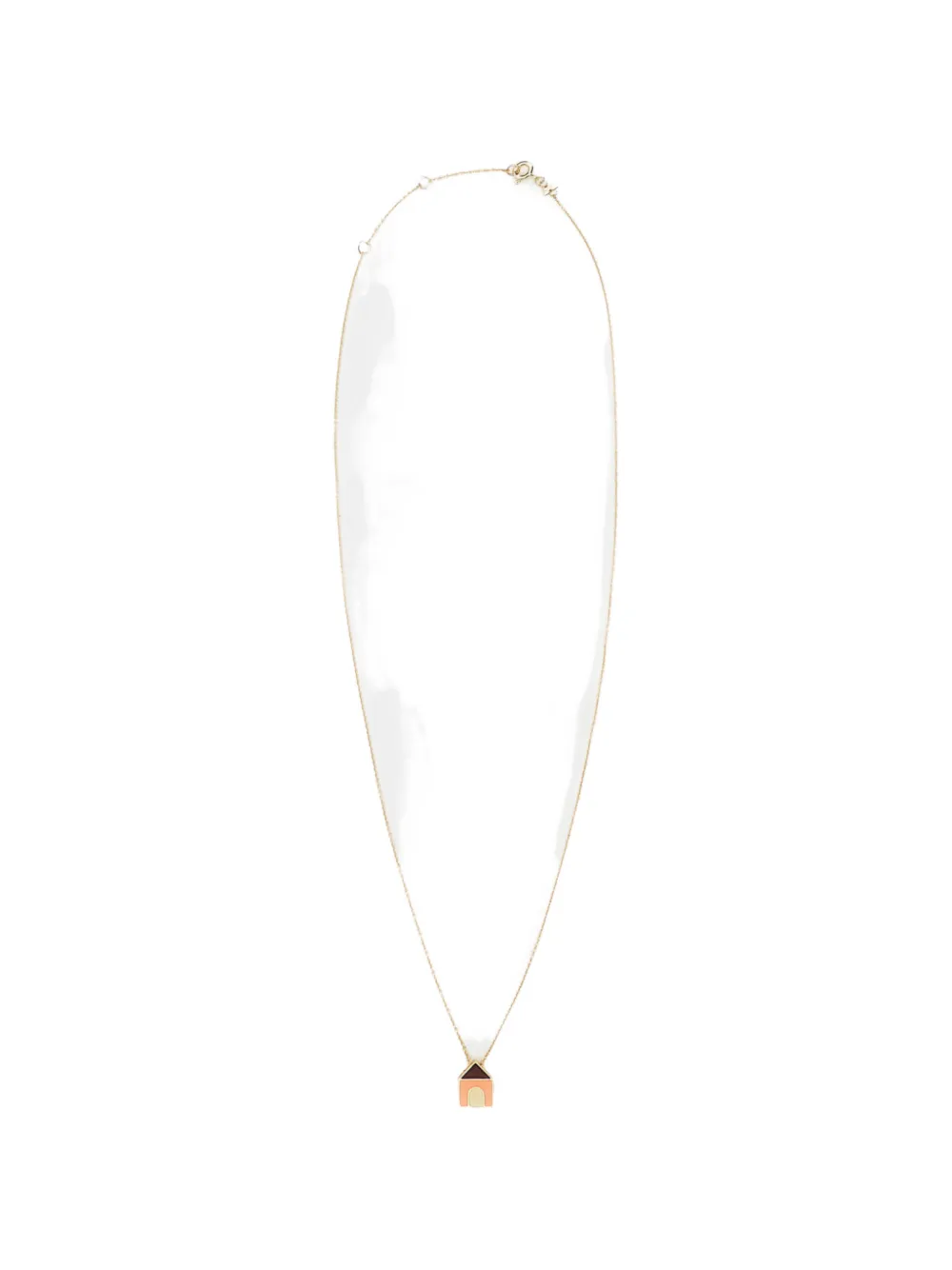Aliita Casita enamel-charm necklace - Oro