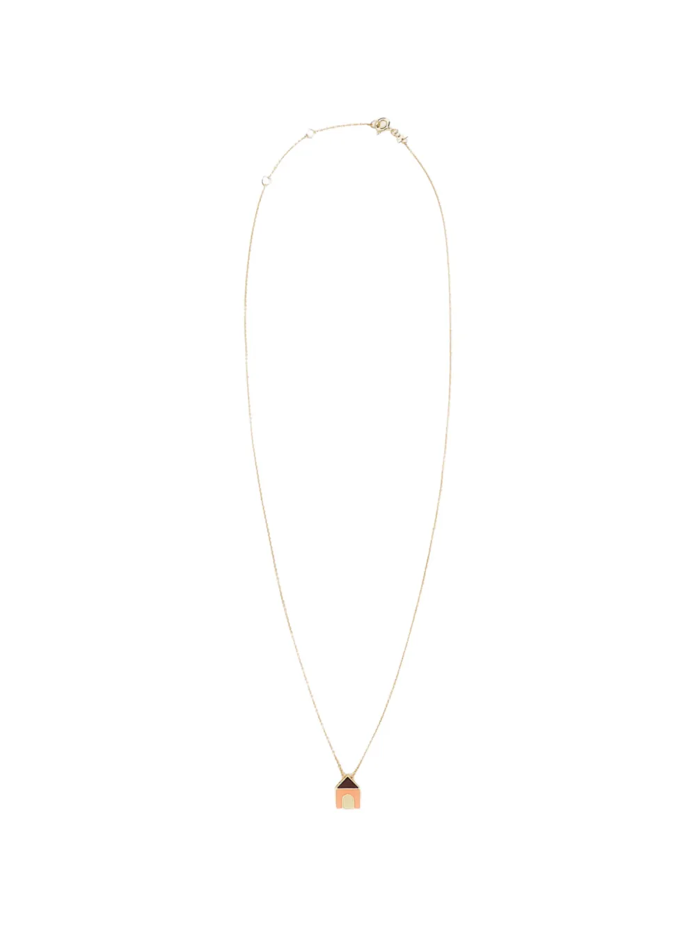 Aliita Casita enamel-charm necklace - Oro