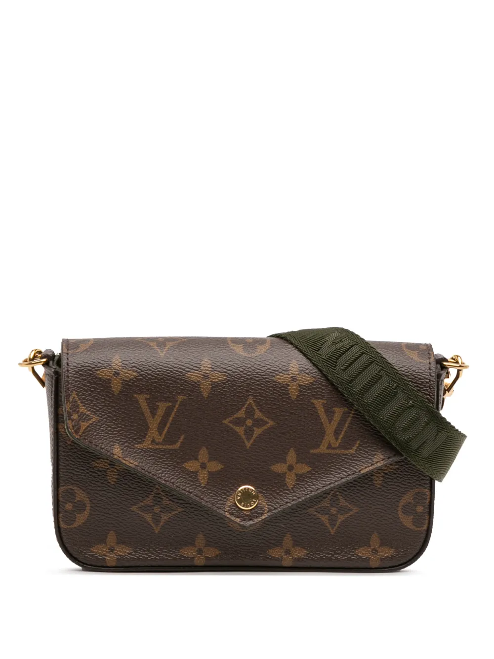 Louis Vuitton Pre-Owned 2021 Monogram Felicie Strap And Go crossbody bag - Marrone