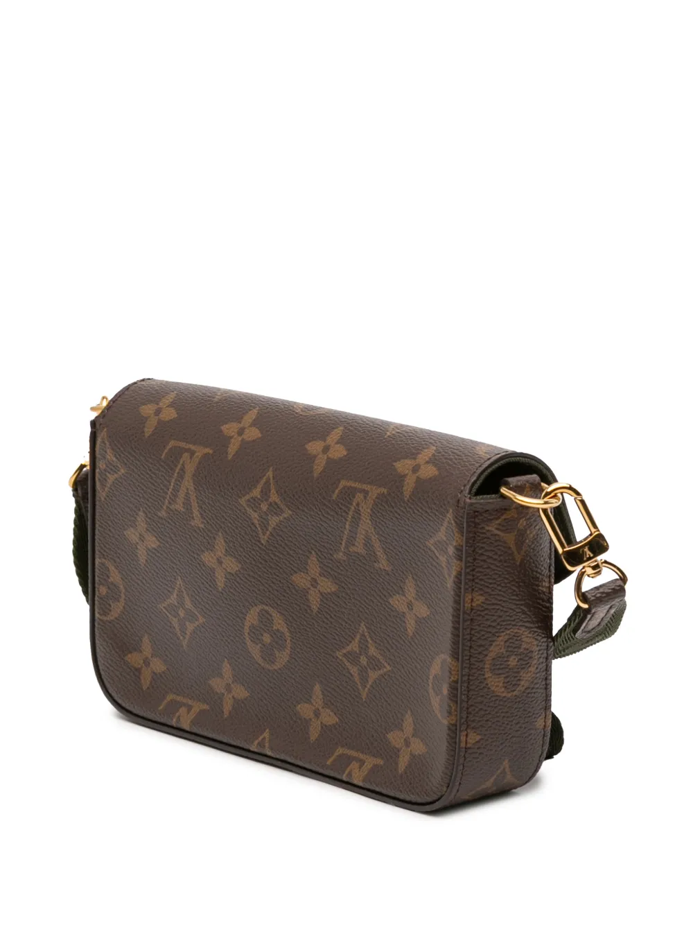 Louis Vuitton Pre-owned 2021 Monogram Felicie Strap and Go Crossbody Bag in Brown, view 3