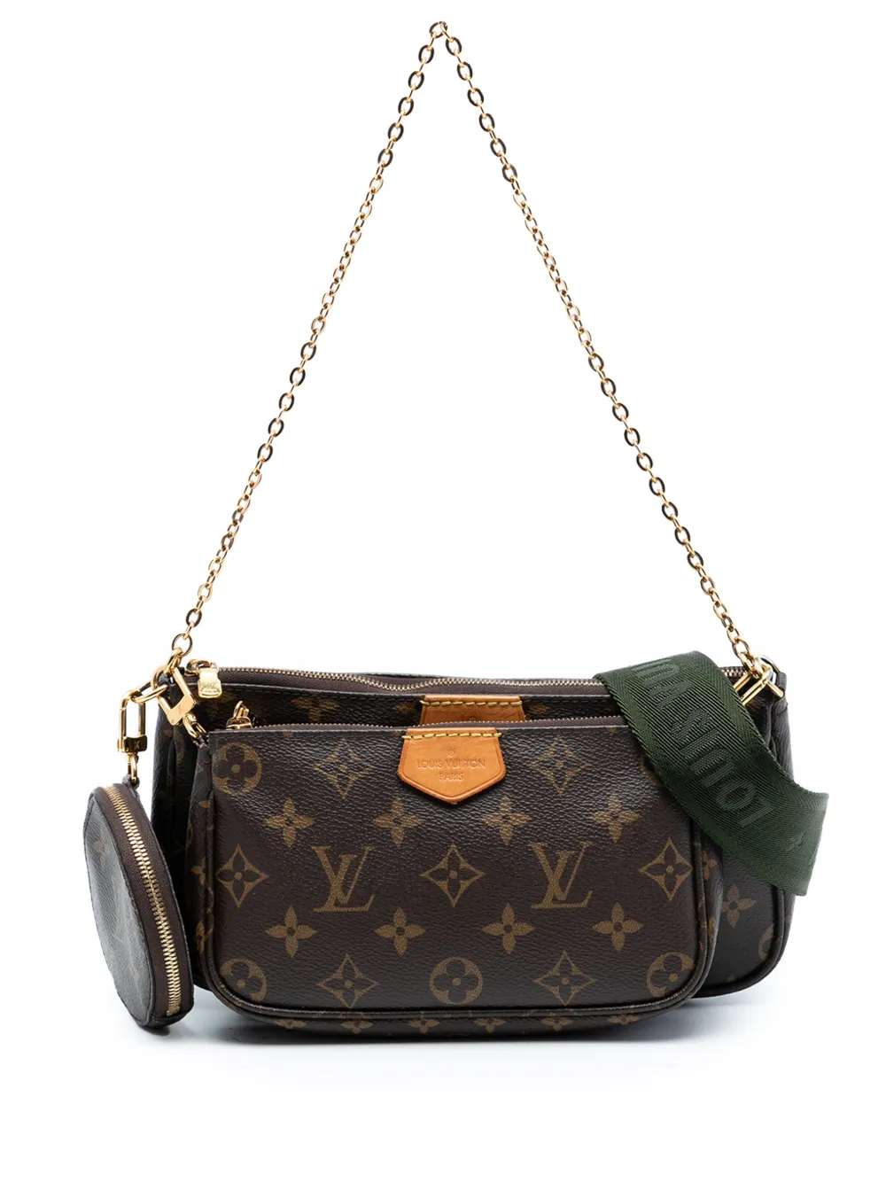 Louis Vuitton Pre-Owned 2020 Monogram Multi Pochette Accessoires satchel - Braun