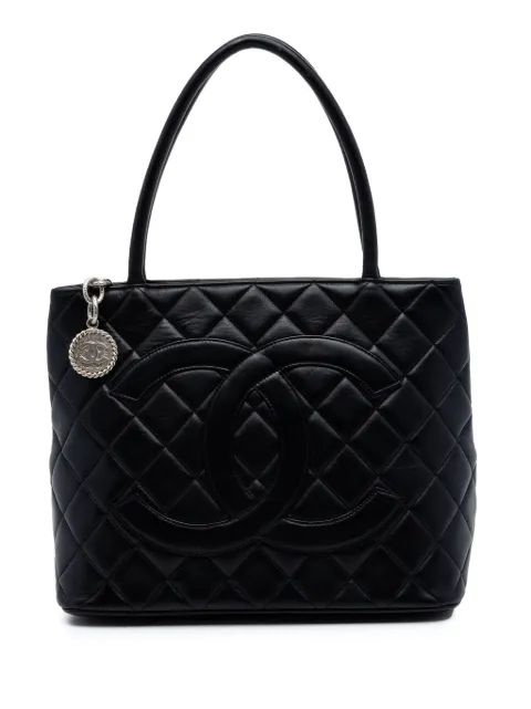 CHANEL Pre-Owned 2000-2002 Lambskin Medallion tote bag