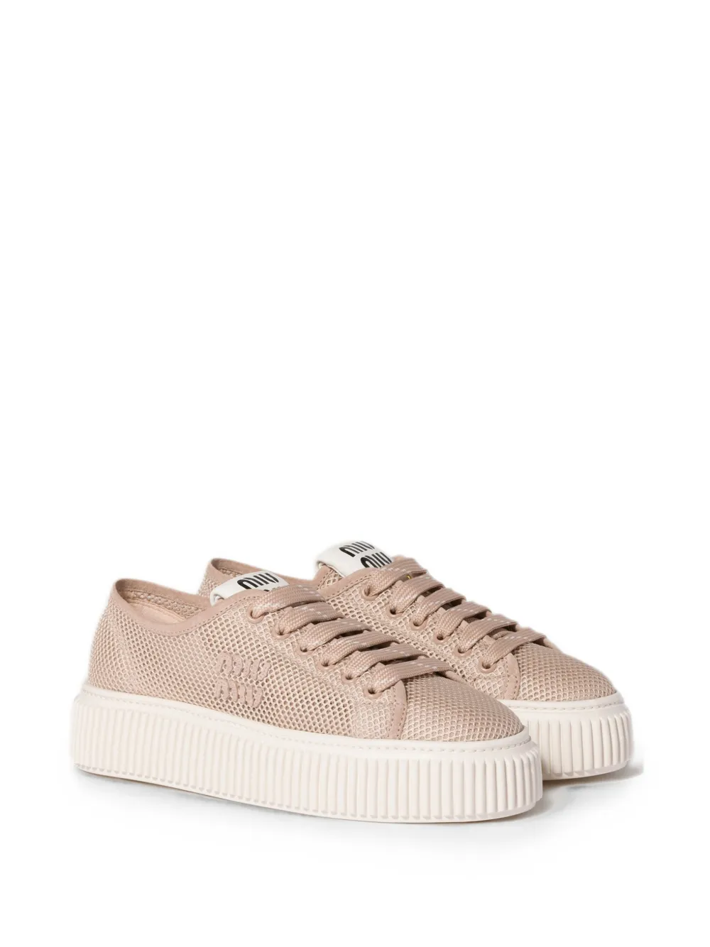 Miu Sneakers van mesh-stof Roze