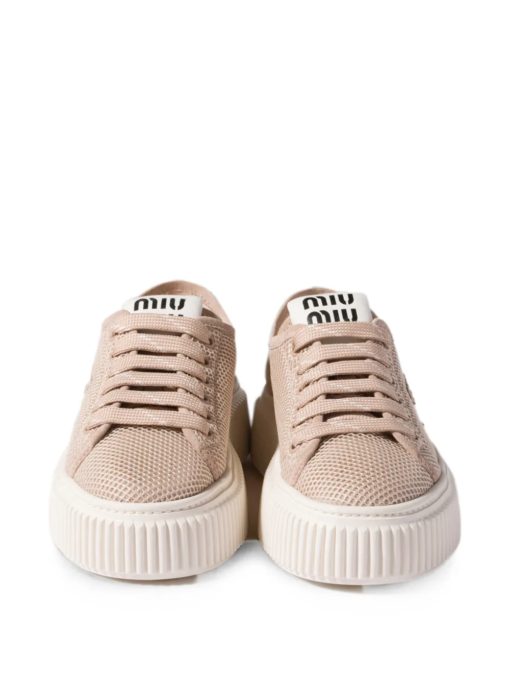 Miu Sneakers van mesh-stof Roze