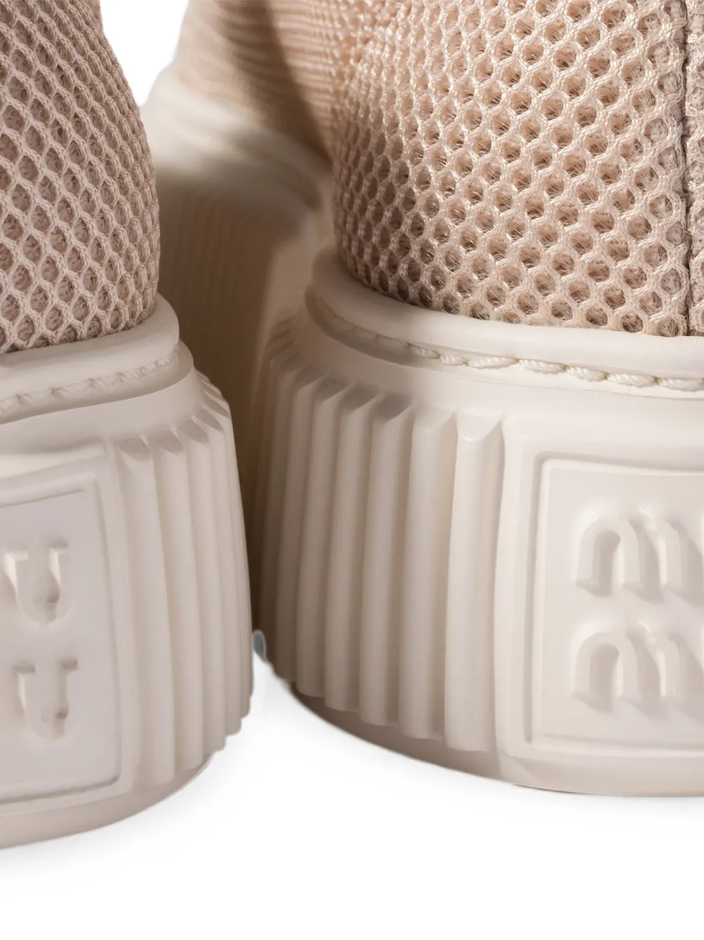 Miu Sneakers van mesh-stof Roze