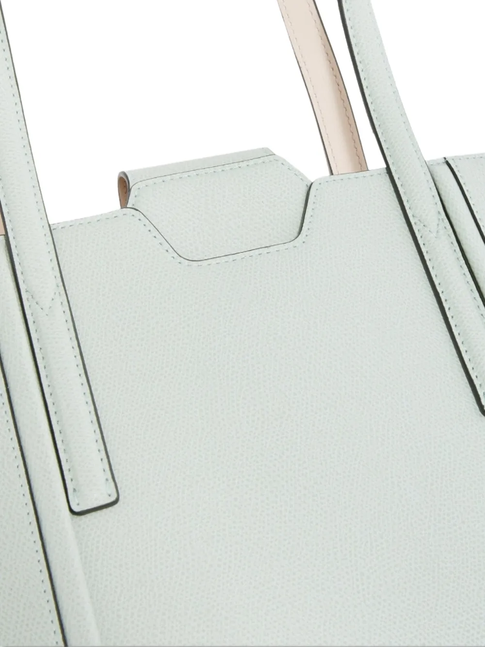 Furla Riva shopper van bewerkt leer Groen