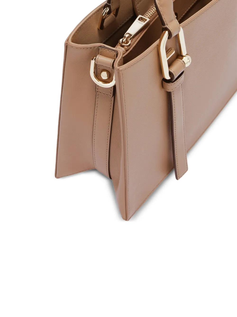 Furla Shopper met logo Bruin