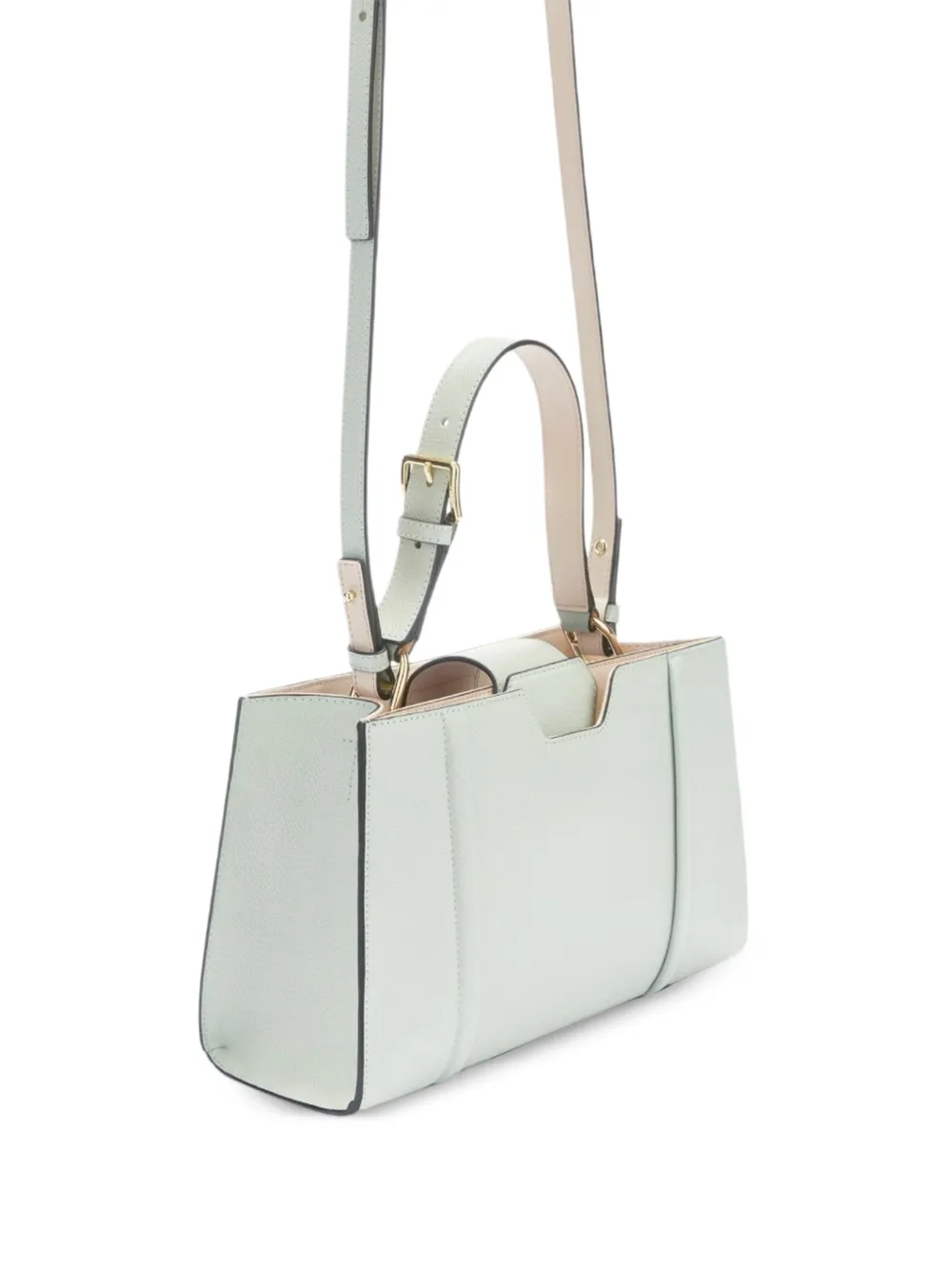 Furla Riva leren medium shopper Groen