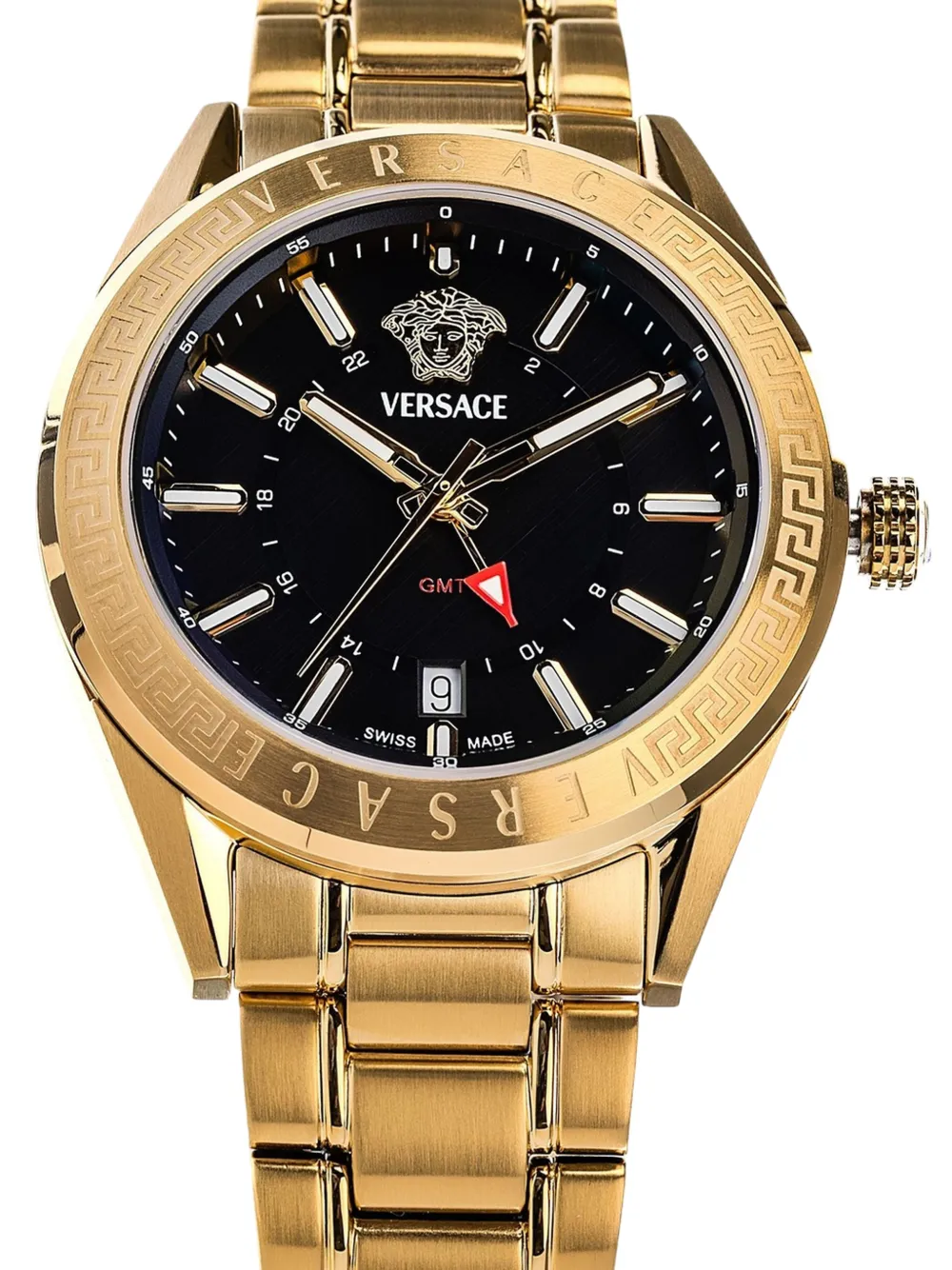  Versace Reloj Greca De 42 Mm - Negro 