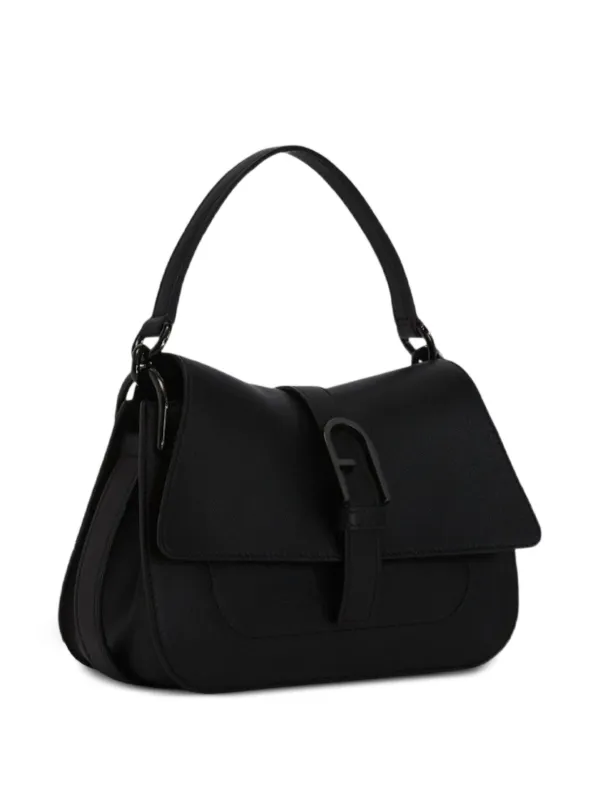 Furla Flow レザーショルダーバッグ ミニ | ブラック | FARFETCH JP