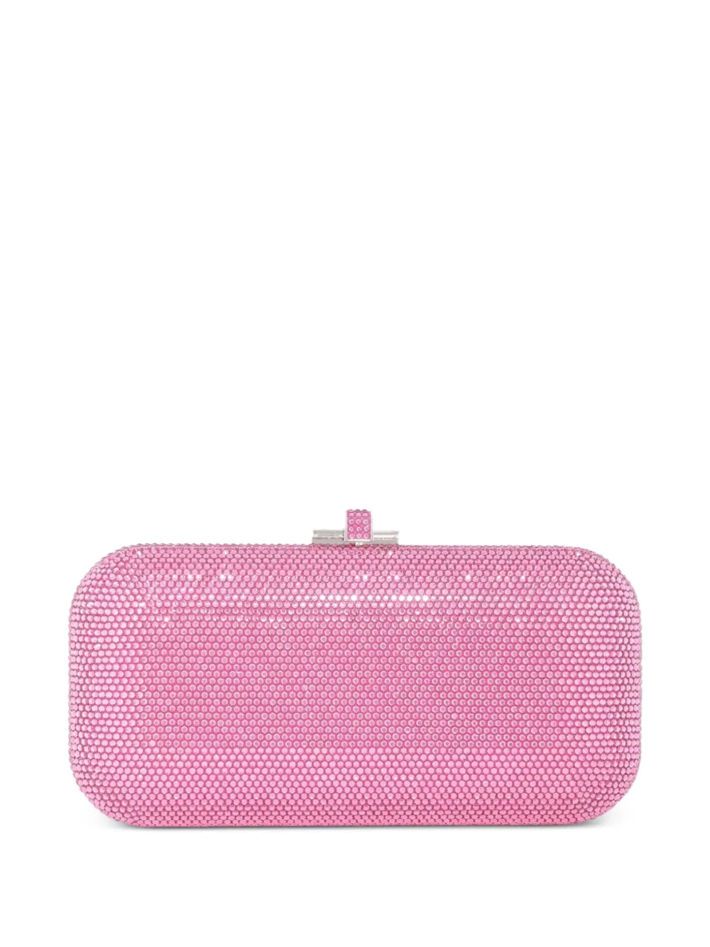 Judith Leiber crystal-embellished clutch bag - Rosa