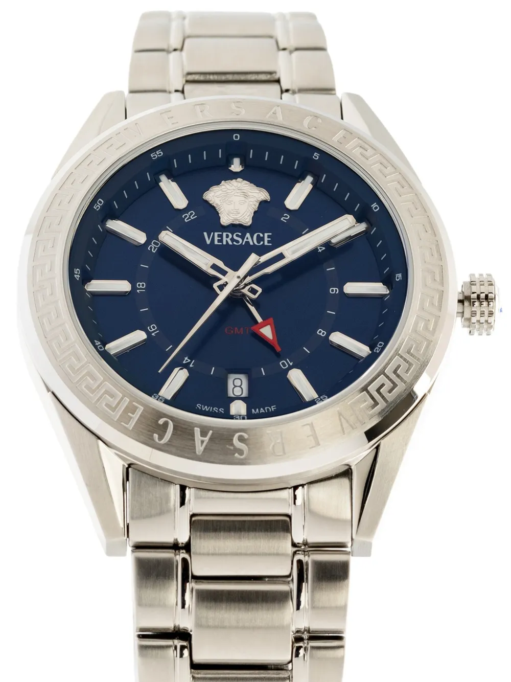  Versace Greca 42mm Watch - Bleu 