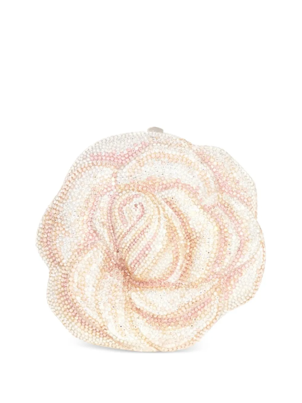 Judith Leiber crystal-embellished rose-shaped clutch bag - Rosa