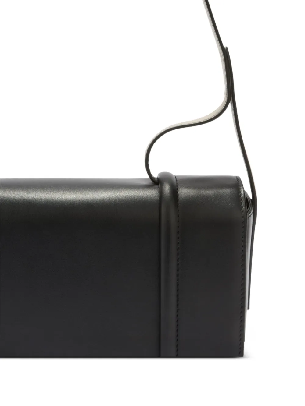 Furla Riva schoudertas met afwerking Zwart