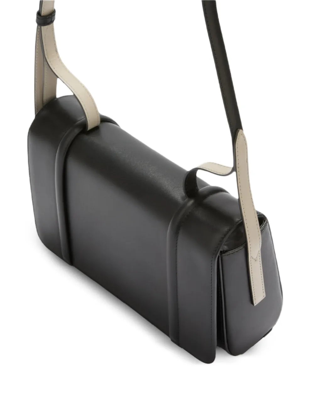 Furla Riva schoudertas met afwerking Zwart