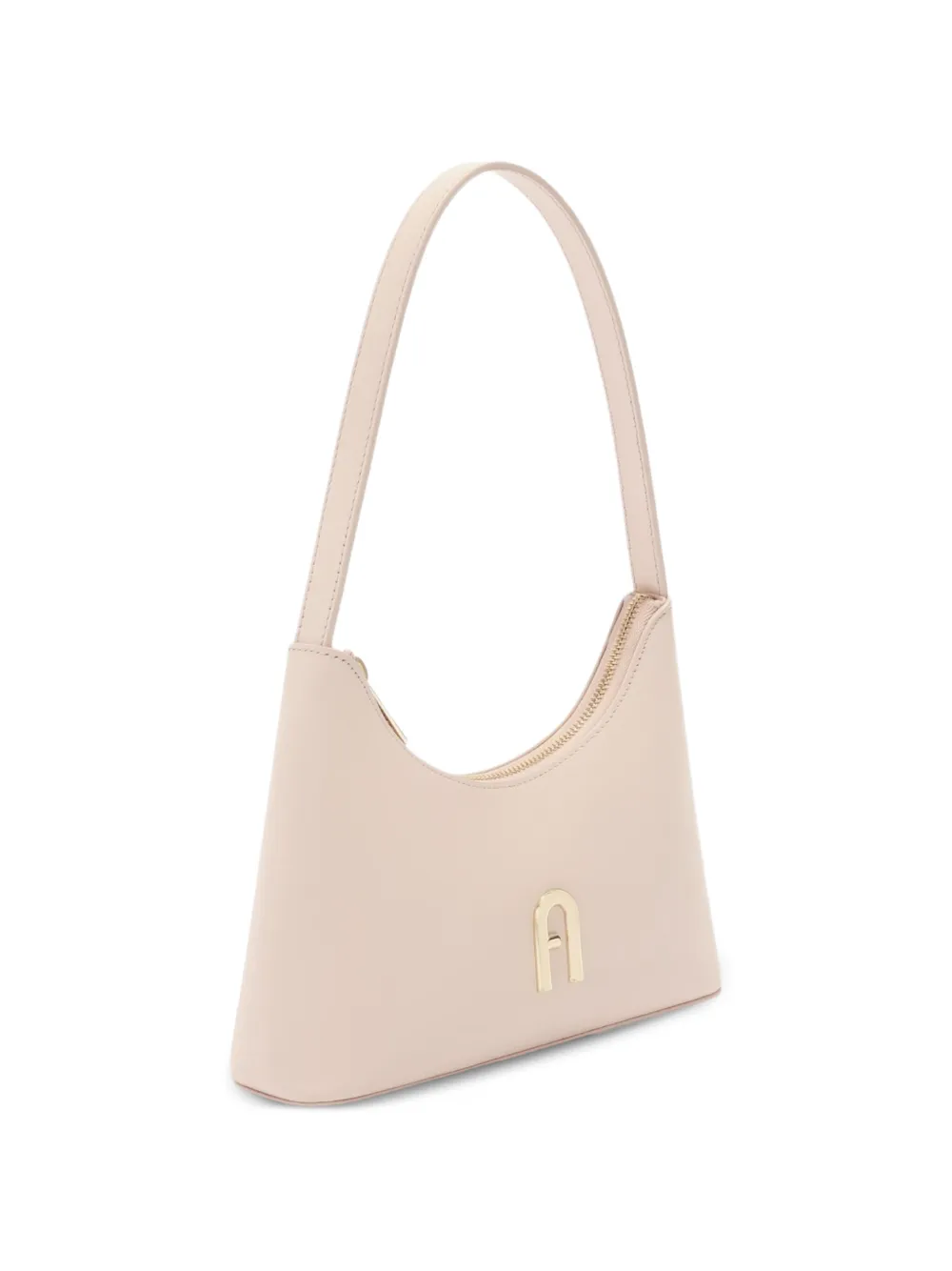 Furla Schoudertas met logoplakkaat Roze